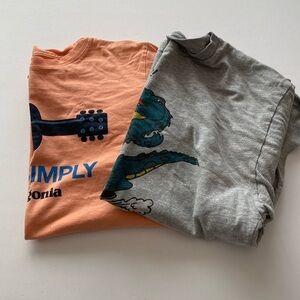 Patagonia Volcom lot of two short sleeve t-shirts kids medium/12